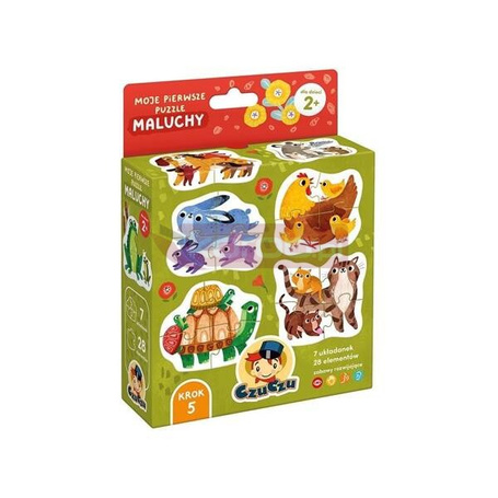 CzuCzu Moje pierwsze puzzle Maluchy 2+