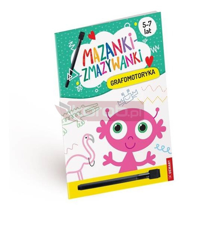 Kolorowa grafomotoryka. Ćwiczenia do zmazywania