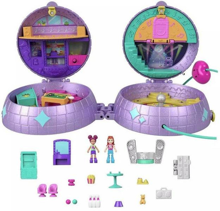 Lalka Polly Pocket podwójna zabawa wrotkarska impreza HCG24