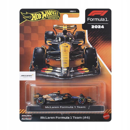 HOT WHEELS PREMIUM Formula 1 2024 McLaren Team JBM11