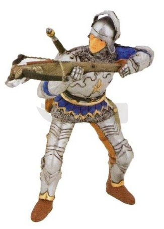 Rycerz z kuszą niebieski