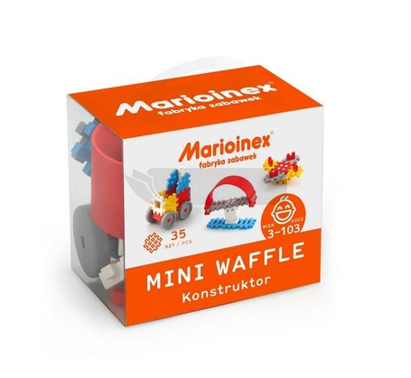 Mini Waffle 35 elementów Konstruktor Chłopiec