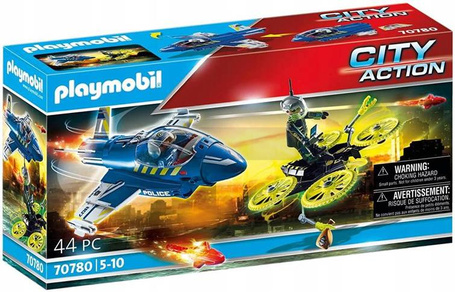 Playmobil City Action 70780 Policyjny odrzutowiec