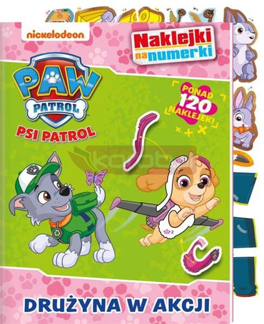 Psi Patrol. Naklejki na numerki. Drużyna w akcji