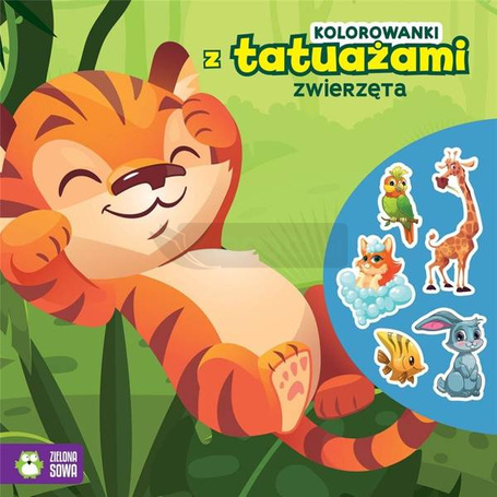 Kolorowanki z tatuażami. Zwierzęta