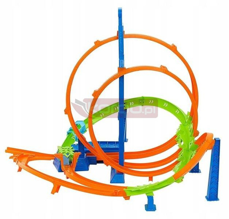 HOT WHEELS ZESTAW TORÓW EPICKA PĘTLA KRAKS + autko 1:64 w zestawie HNL97