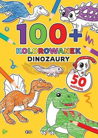 100+ Kolorowanek. Dinozaury