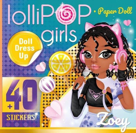 Lalka do wycinania z naklejkami 200x200 Zoey