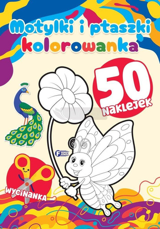 Motylki i ptaszki. Kolorowanka