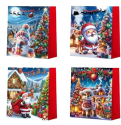 Torebka prezentowa S Boże Narodzenie mix