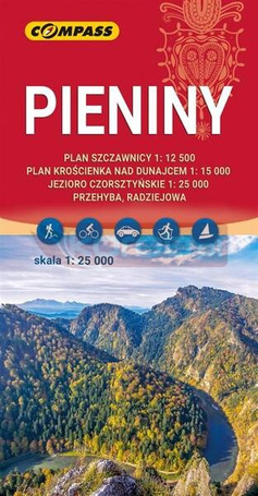 Mapa - Pieniny 1:25 000