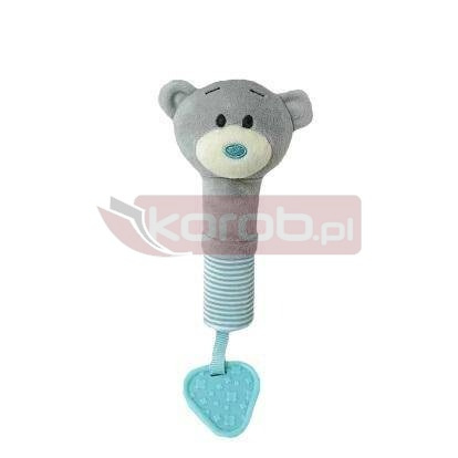 Zabawka z dźwiękiem miś szary 17cm