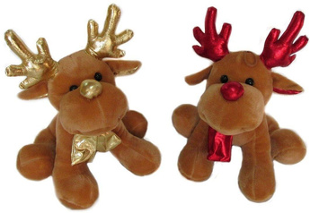 Łoś Renifer świąteczny 20cm MIX