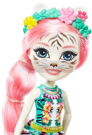 Enchantimals Lalka + duże zwierzę Biały tygrys