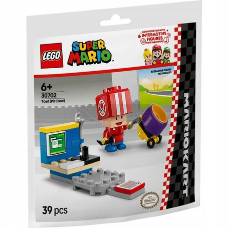 LEGO SUPER MARIO 30702 MARIO KART Toad (Pit Crew) POLYBAG