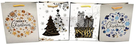 Torebka świąteczna BN pionowa duża mix