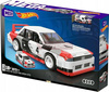 KLOCKI MEGA HOT WHEELS Audi 90 Quattro IMSA GTO Kolekcjonerski pojazd+autko HRY20