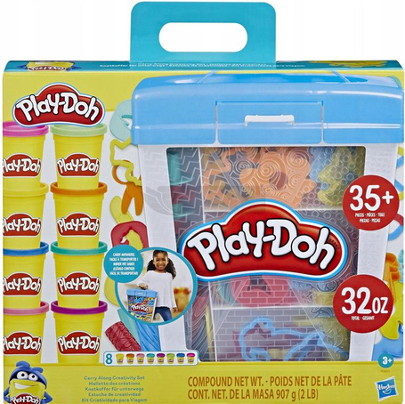 PLAY DOH CIASTOLINA ZESTAW 8 TUB + akcesoria zestaw dla dzieci +3 lata F3605