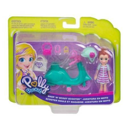Lalka Polly Pocket ze skuterem GFP95