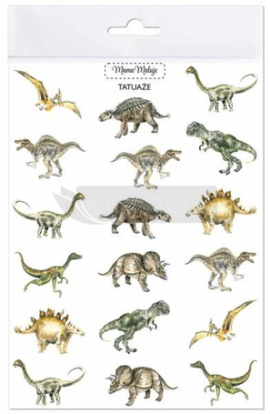 Tatuaże zmywalne Dinozaury