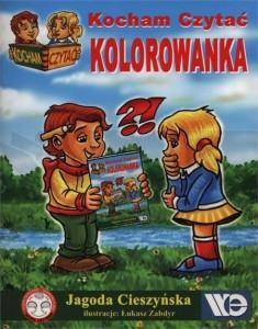 Kocham czytać kolorowanka