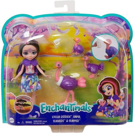 Lalka Enchantimals Ofelia Ostrich i flamingi GTM32