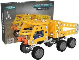 Klocki konstrukcyjne metalowe 113el