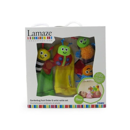 Lamaze Robaczki zestaw grzechotek na rączki
