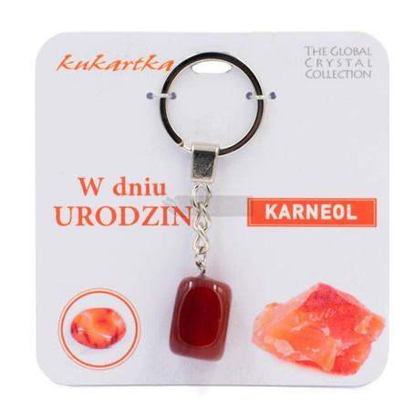 Brelok W dniu urodzin karneol