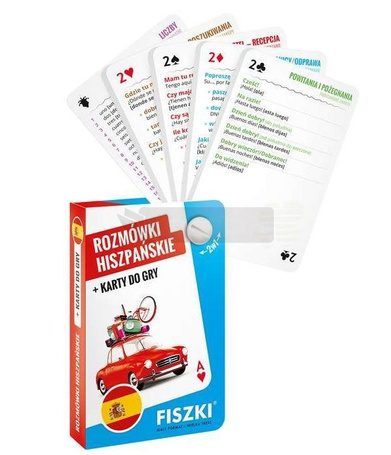 Rozmówki hiszpańskie + karty do gry
