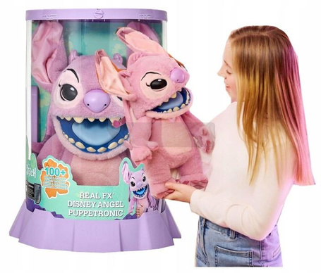 DISNEY STITCH MASKOTKA ANGEL ANDZIA 45cm REAL FX interaktywna animatroniczn 28463