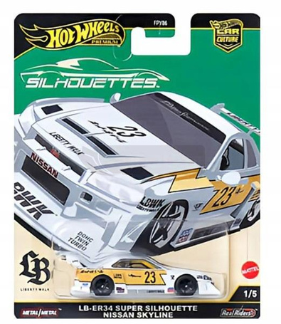 HOT WHEELS PREMIUM SILHOUETTES NISSAN SKYLINE JBK59