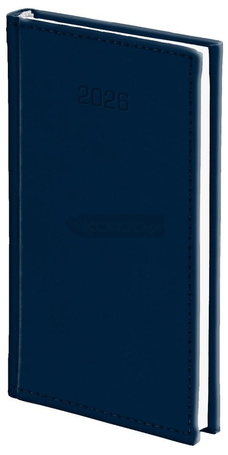 Kalendarz 2026 A6 tygodniowy Vivella granat