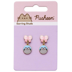 Pusheen Kolczyki z kokardką