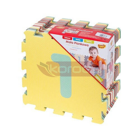 Mata piankowa pastelowa Cyfry