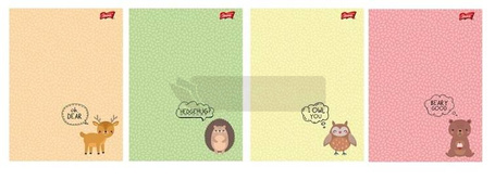 Zeszyt A5/16K linia Woodland Animals (15szt)