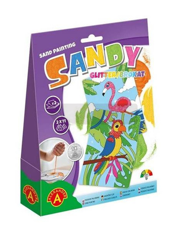 Sandy Brokat - Papuga i flaming ALEX