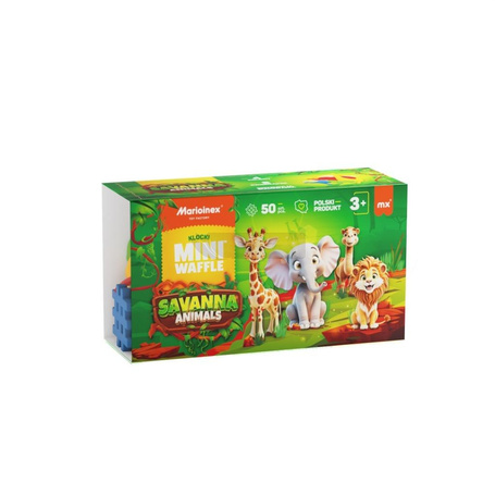 Mini Waffle 50el Animals Sawanna