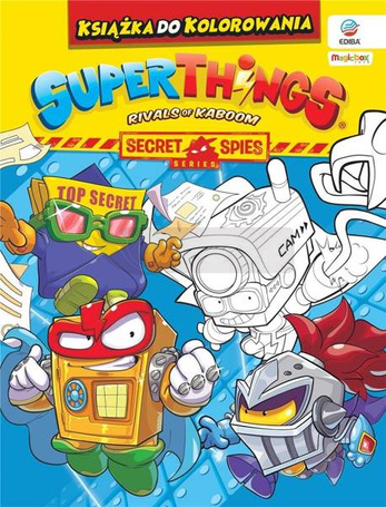 Super Things - Książka do kolorowania + figurka