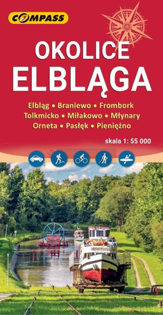 Mapa turystyczna - Okolice Elbląga