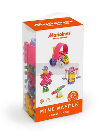 Mini Waffle 70 elementów Konstruktor Dziewczynka