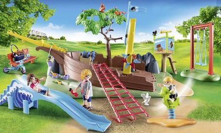 PLAYMOBIL City Life 70741 Plac zabaw z wrakiem statku