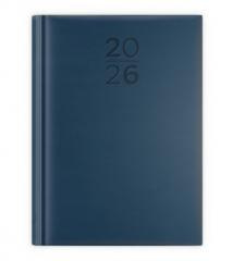Kalendarz 2026 A5 dzienny print niebieski