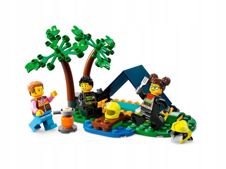 LEGO CITY 60412 TERENOWY WÓZ STRAŻACKI Z ŁODZIĄ RATUNKOWĄ zestaw klocków +5