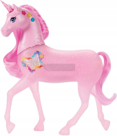 BARBIE MAGICZNY JEDNOROŻEC interaktywny ze światłem, dźwiękiem JCP78