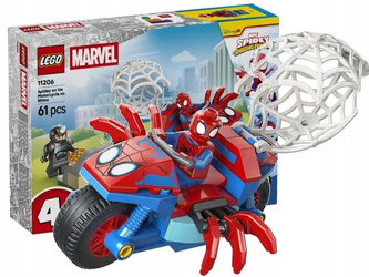 KLOCKI LEGO MARVEL 11206 Spidey na motocyklu kontra Rhino, zestaw +4 lata