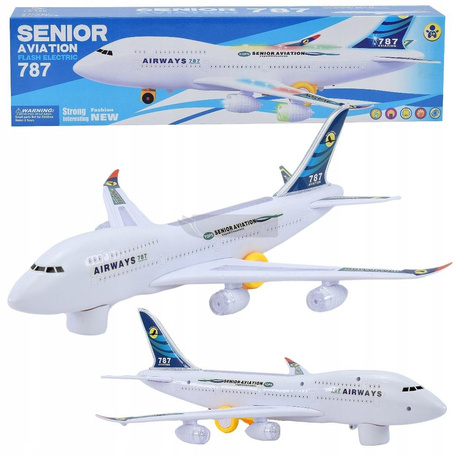 Samolot ze światłem i dźwiękiem