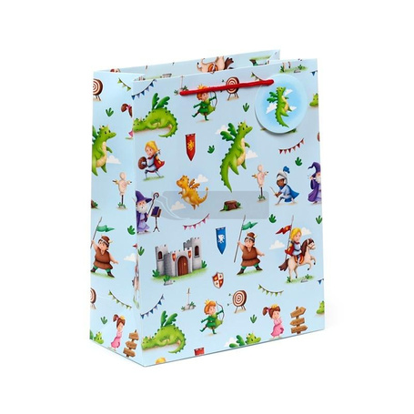 Torba na prezent Rycerze i Smoki L