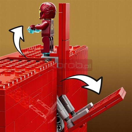 LEGO MARVEL 76313 LOGO MARVEL, zestaw klocków dla dzieci 12+