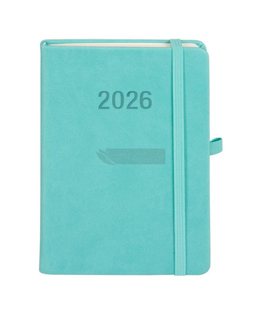 Kalendarz 2026 B6 Memofix TDW turkusowy